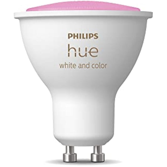 Philips Hue New White and Colour Ambiance Smart Light GU10 Spot with Bluetooth. Works with Alexa, Google Assistant and Apple Homekit. for Home Indoor Lighting for Livingroom, Lounge.