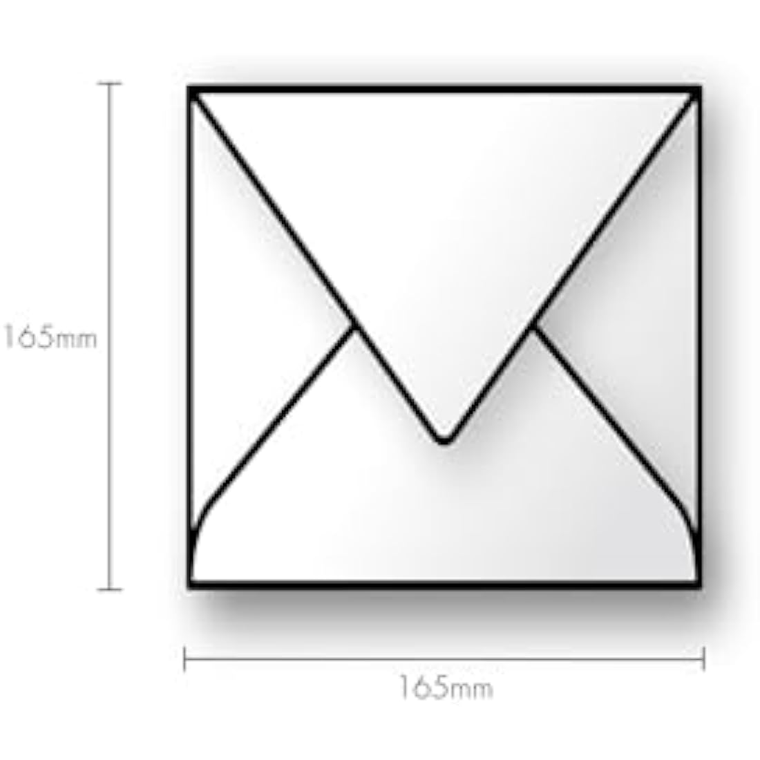 Clairefontaine - Ref 5493C - Pollen Envelopes (Pack of 20) - 165 x 165mm Sized, 120gsm Paper, Gummed Seal, Inkjet & Laser Printer Compatible, Acid Free - Blue