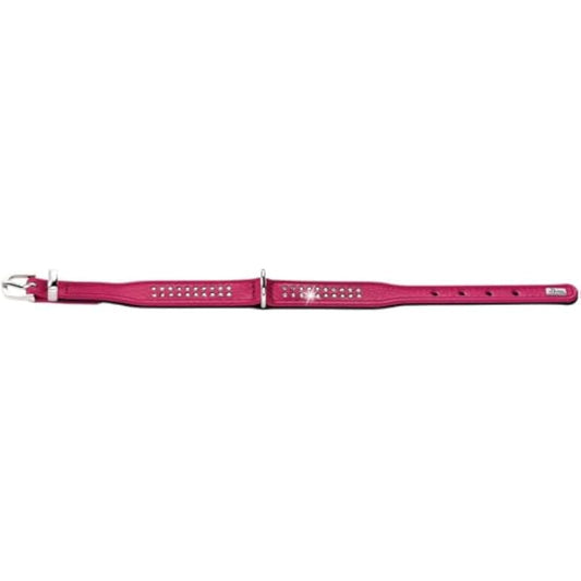 Hunter Dog Collar Nappa Leather Diamond Petit