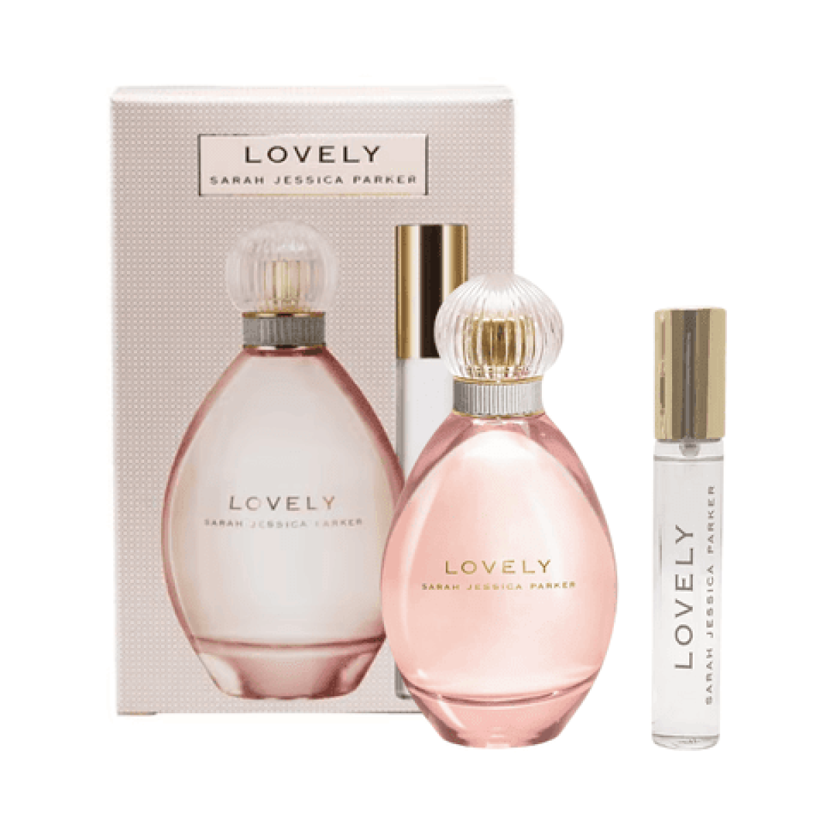 Sarah Jessica Parker Lovely Gift Set (Eau De Parfum 100ml Eau De Parfum 15ml)