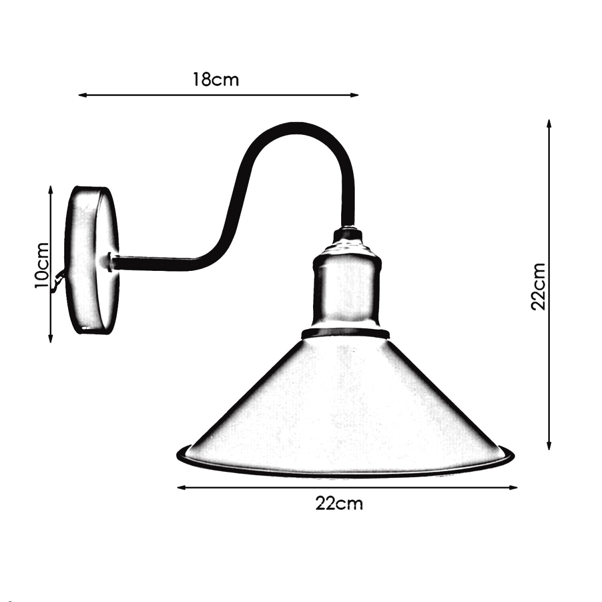 Modern Retro Industrial Yellow Color Wall Mounted Lights Rustic Sconce Lamps Fixture~2479