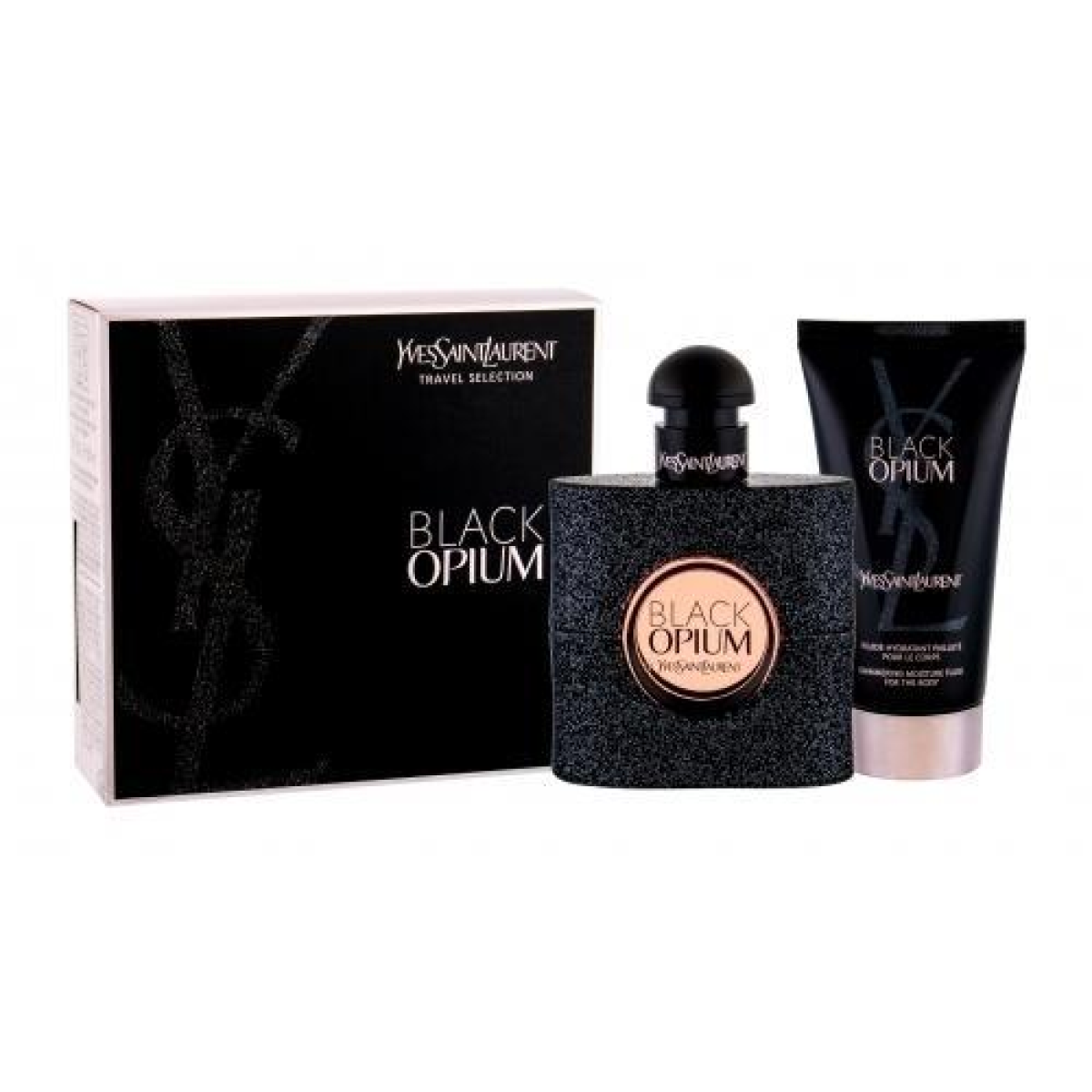 YSL Black Opium Gift Set (Eau De Parfum 50ml Body Lotion 50ml)