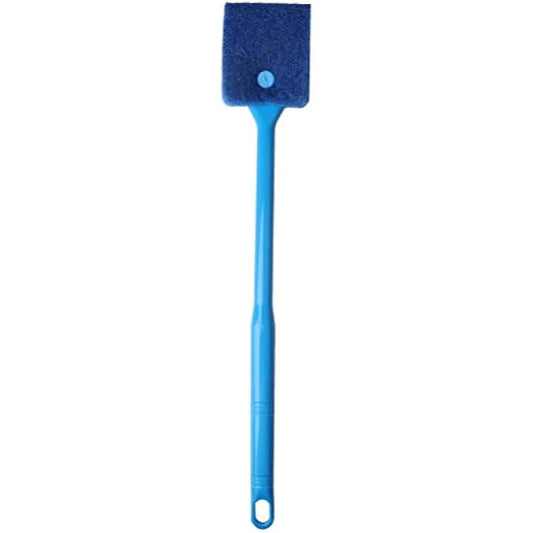 kuou Aquarium Fish Tank Cleaning Sponge Brush, Reusable Fish Tank Cleaner Algae Clean Brush Double Face Sponge for Glass Tank