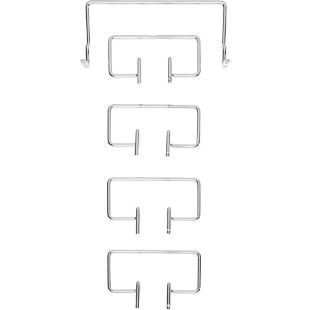 TEMPUR 5 x Chrome Mattress Holder Set C for Freestanding System Frame