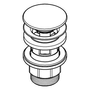 GROHE Waste Set with Push-Open Plug Chrome 40824000