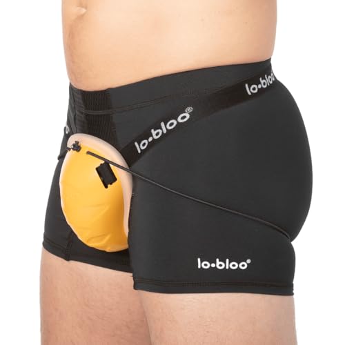 lobloo Aerofit Adult Patented Athletic Groin Cup for Stand-Up Sports as Kick Boxing, Karate, Hockey, Baseball. Male size +16yrs