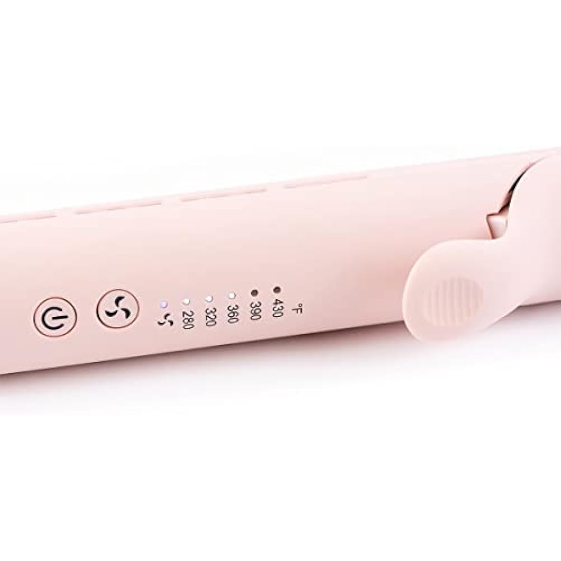 L'ANGE HAIR Le Duo 360° Airflow Styler - 2-in-1 Curling Wand & Titanium Flat Iron Hair Straightener - Professional Hair Styler - Hair Curler with Cooling Air Vents - Adjustable Temp.
