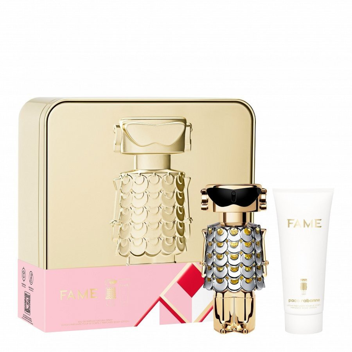 Paco Rabanne Fame Gift Set (Eau De Parfum Spray 50ml Body Lotion 75ml)