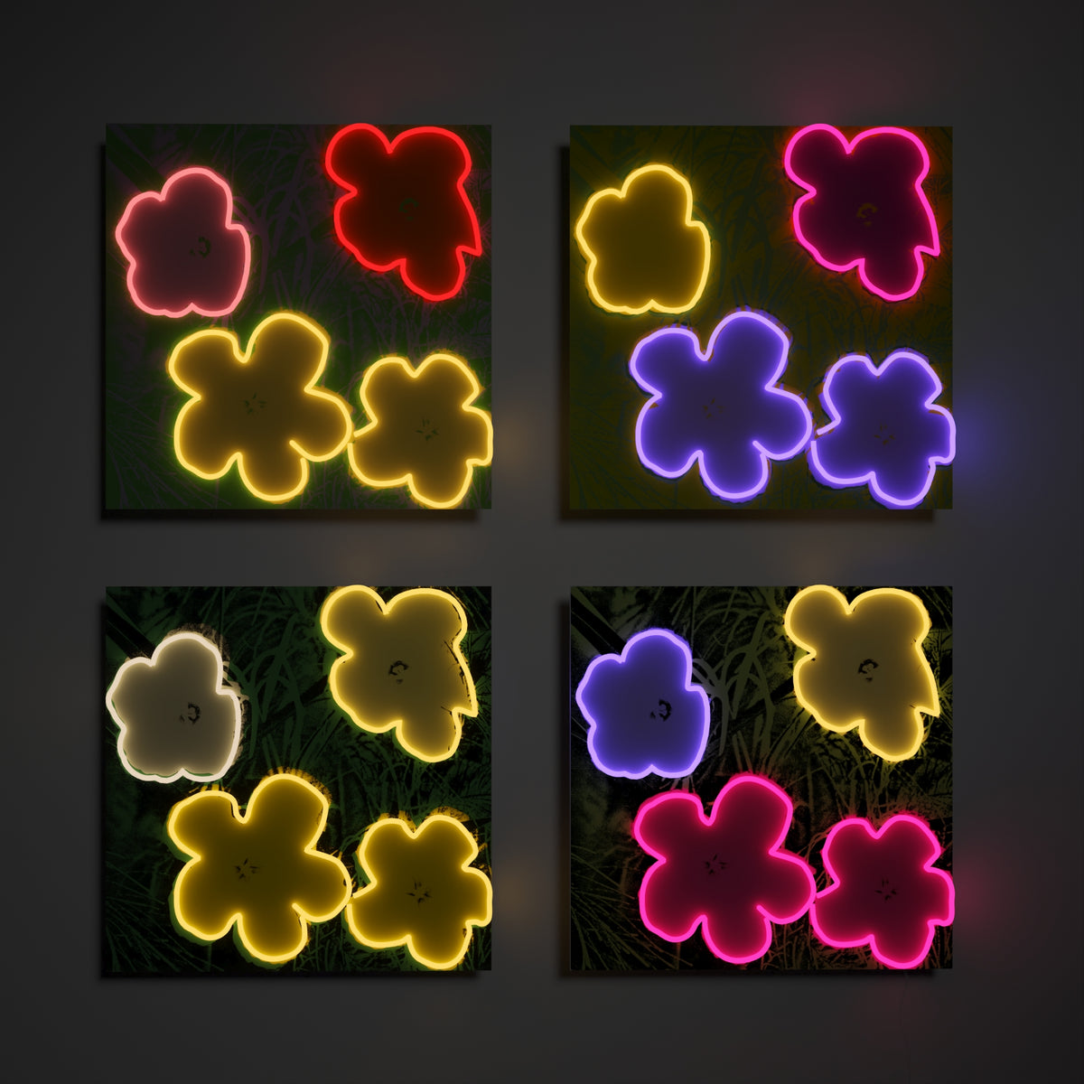 YELLOWPOP ANDY WARHOL FLOWERS