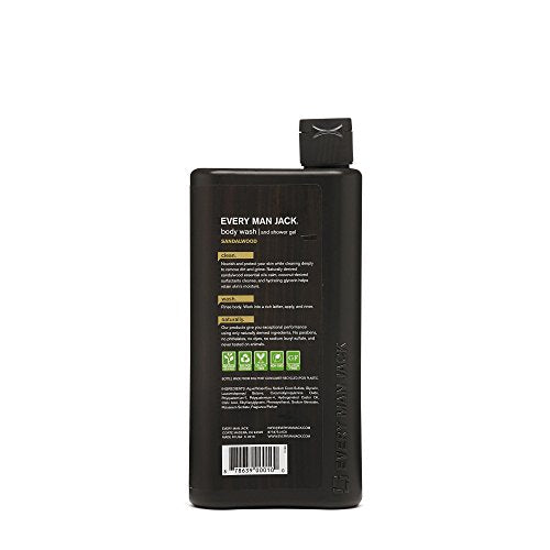 Every Man Jack Body Wash, 500 ml, Sandalwood
