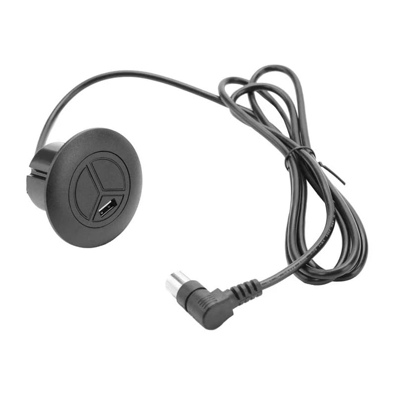 MODOVER 5 Pin Electric Recliner Switch Controller with USB – 2 Button Round Hand Control, Replacement Handset for Power Recliners