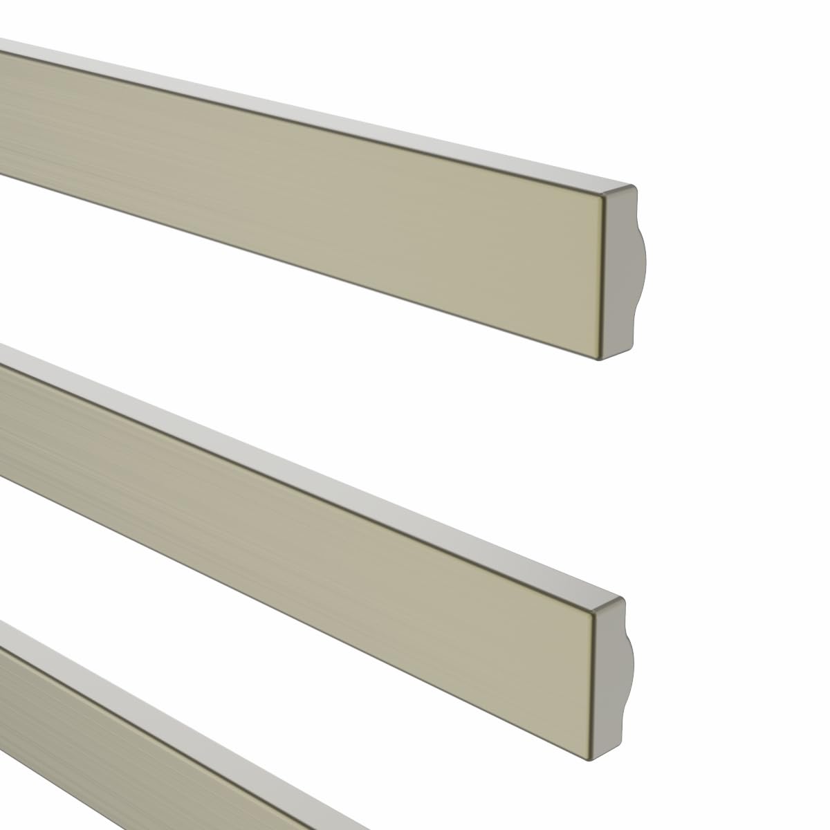 Warmehaus Bathroom Heated Warming Towel Rail 1600x600mm Brushed Brass
