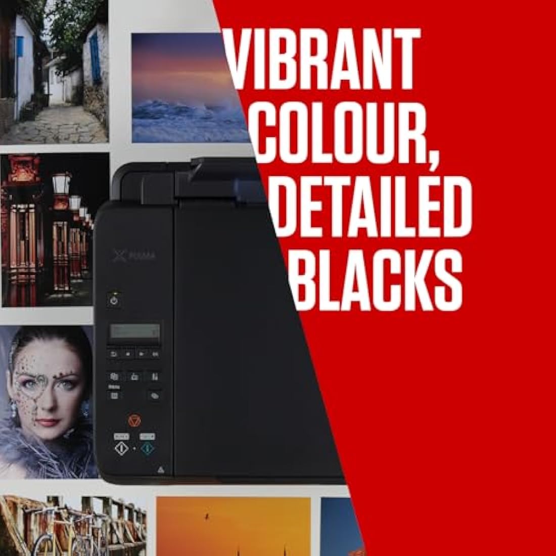 Canon Ink & Paper Multipack - PG-540/CL-541 Genuine Printer Ink Cartridges 2 Pack (1 x Black, 1 x Colour) & 4x6 Photo Paper (50 x Sheets)