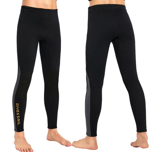 EUPTE 3mm Diving Wetsuit Pants Swimming Pants Leggings for Women Men (L, Women)