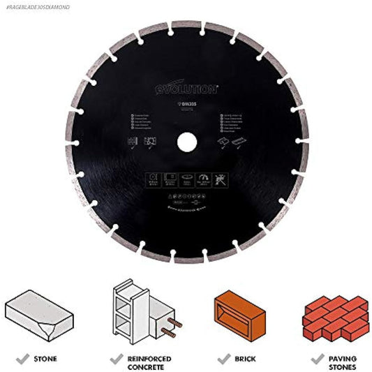 Evolution Power Tools Diamond Blade, 305 mm