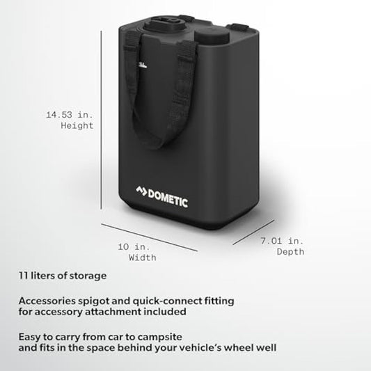 Dometic Go Hydration Water Jug, 11L (Slate)