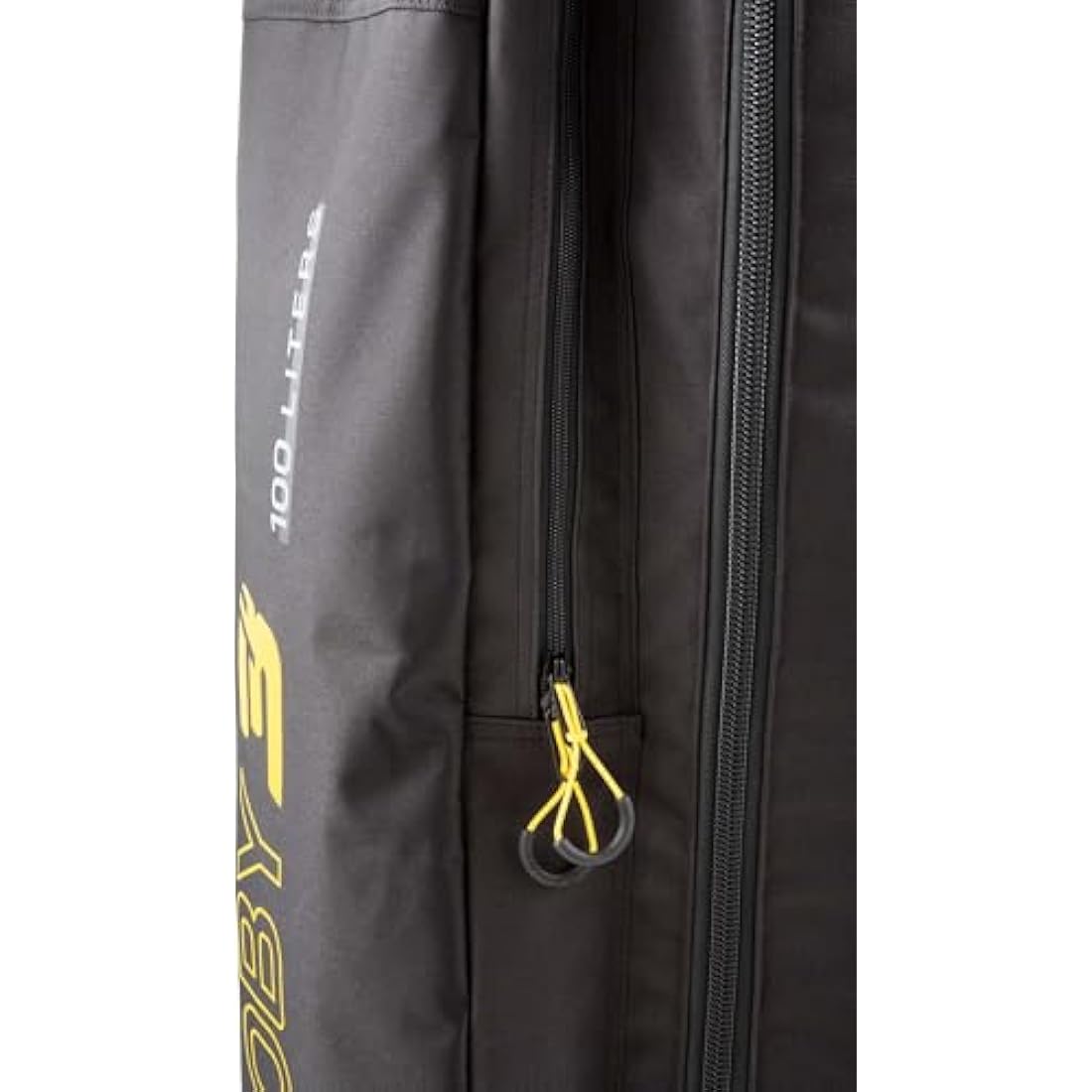 CRESSI Moby 3 Trolley Bag Black/Yellow 100 L - Robust and Spacious Trolley Bag Ideal for Sporting Activities and Travel, Black/Yellow, 100 L, Unisex