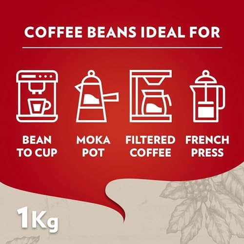 Lavazza Qualita Rossa Coffee Beans, 1 kg, 6