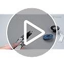 EYPINS Compressed Air Angle Die Grinder 1/4" 90 Degree Mini Sander Grinder Polisher Tool for Contour Grinding,Polishing, Milling
