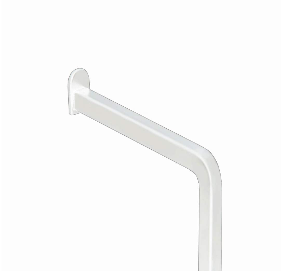 B&NN Adjustable Metal Handbag Rack Tabletop Handbag Purse Display Stand Single Hook Bag Stand Holder White