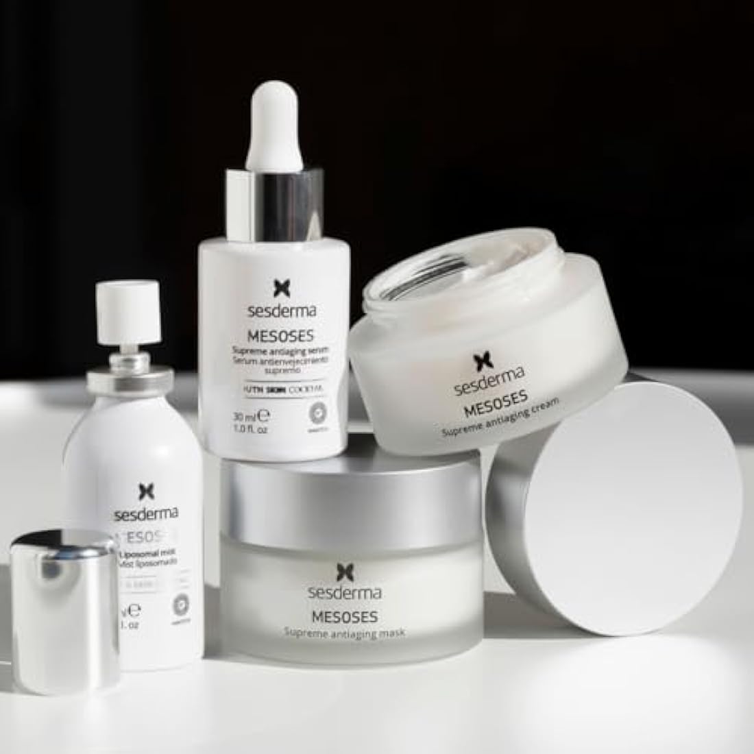 Sesderma Mesoses – Supreme Anti-Aging Cream – Anti-Wrinkle Face Cream – Hyaluronic Acid – Day & Night Facial Cream – 50 ml