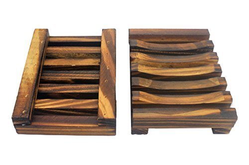 Hawaii Style Bathroom Accessories Handmade Natural Wood Soap Dish Wooden Soap