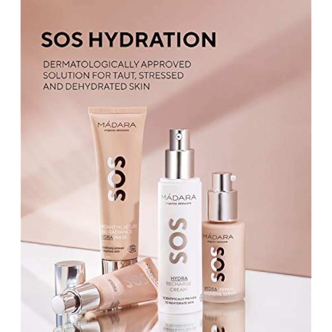 MADARA Organic Skin Care SOS HYDRA Repair Intensive Serum β 30ml | Deep Hydration for Stressed & Dry Skin