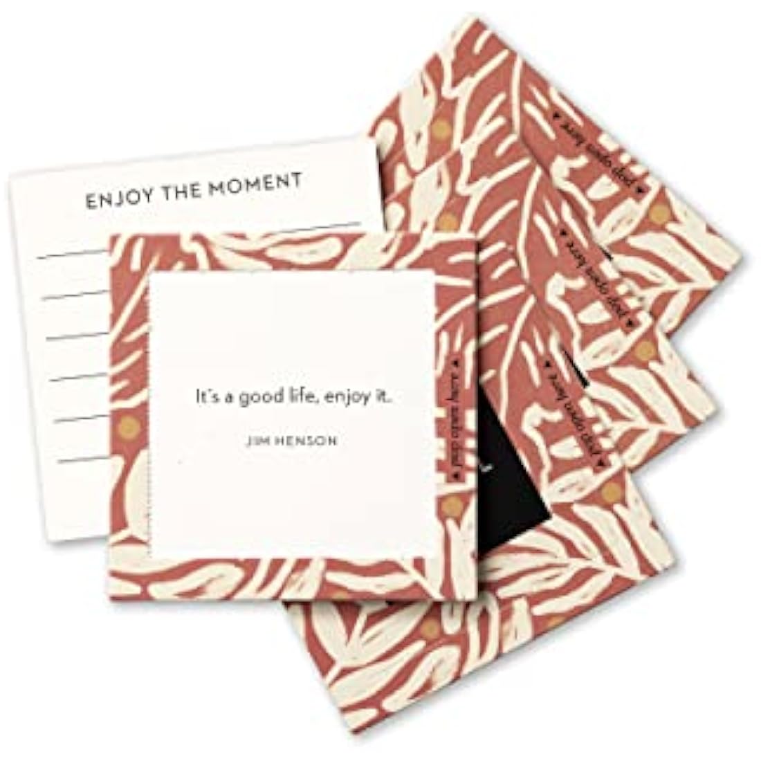 Compendium ThoughtFulls Pop-Open Cards – 4-Pack of Grateful, Live with Intention, Mindfulness, Carpe Diem – 120 Pop-Open Cards, Each with a Different Message Inside