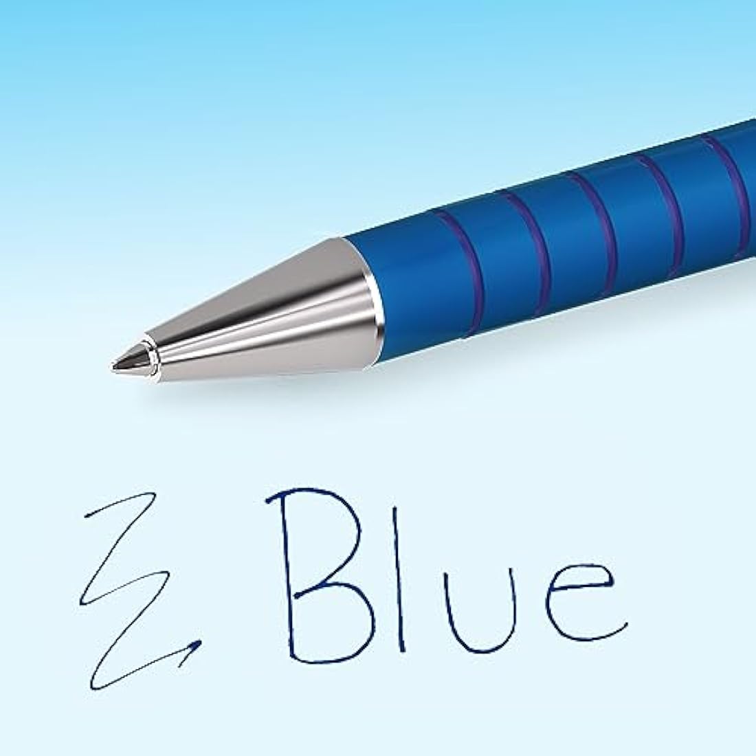 Paper Mate Flexgrip Ultra Retractable Ballpoint Pens | Medium Point (1.0mm) | Blue Ink | 36 Count