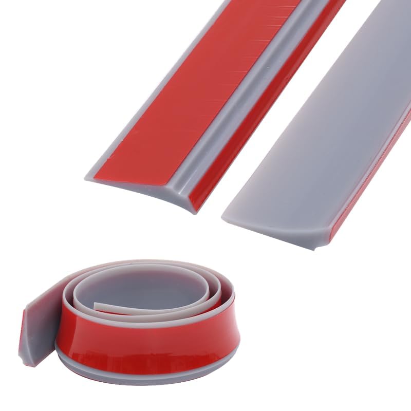 3 Meters Wide Silicone Shower Tray Sealing Strip,Bathroom Bath Edging Trim,Quadrant Trim Caulk Gap Cover Filler Strip for Sink,Bathtub,Countertop,Wet
