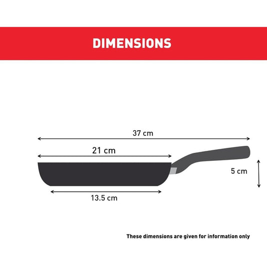 Tefal Comfort Max 20cm Stainless Steel Frying Pan – Durable Non-Stick Pan with Thermo-Spot Heat Indicator, Induction Compatible Base, Comfortable Grip Handle, Dishwasher, G7260244