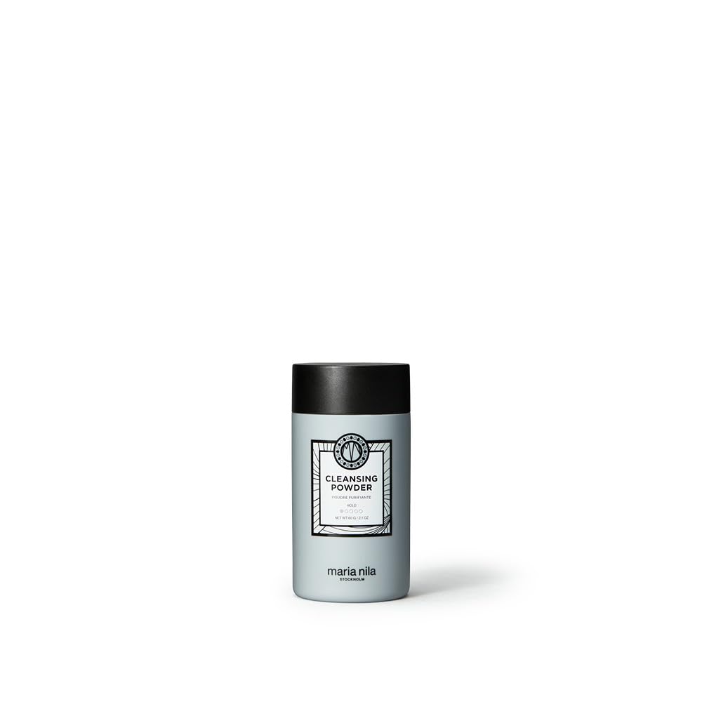 Maria Nila Cleansing Powder, 60 g, Refreshes Hair & Scalp, Absorbs fats, oils & product residue, 100% Vegan & Sulfate/Paraben free
