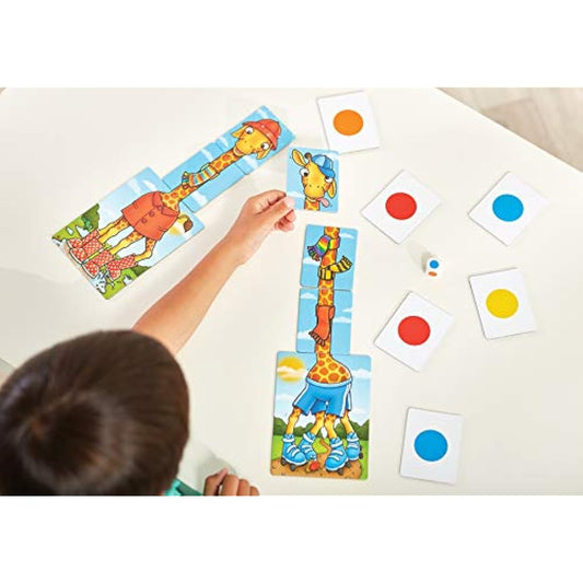 Orchard Toys Giraffes in Scarves Game, Fun Counting and Colour Educational Toys and Games, Educational Games for Kids Age 4-7 years.
