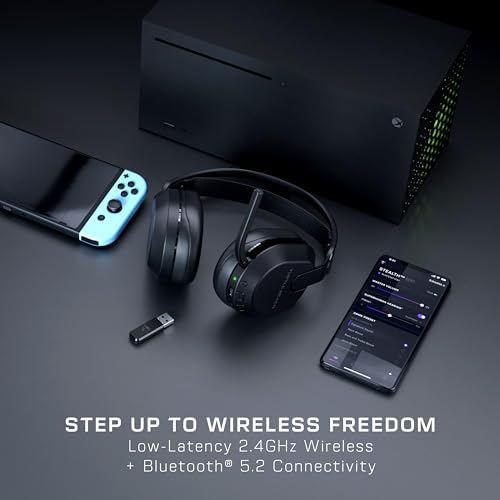 Turtle Beach Stealth 500 Black Xbox Wireless Gaming Headset with up to 40hr Battery for Xbox Series X/S, Xbox One and works via Bluetooth, PC and Mobile