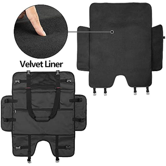 Trunab Monitor Carry Case Compatible with iMac 21.5" Desktop Computer/24โโ iMac /24โโ Monitors, Protective Monitor Dust Cover for iMac Screen and Accessories, Black - Patented Design