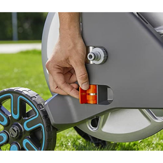 Gardena CleverRoll L Easy Metal: Large hose trolley with up to 100 m capacity, especially stable hose guide in a robust metal frame (18550-20)