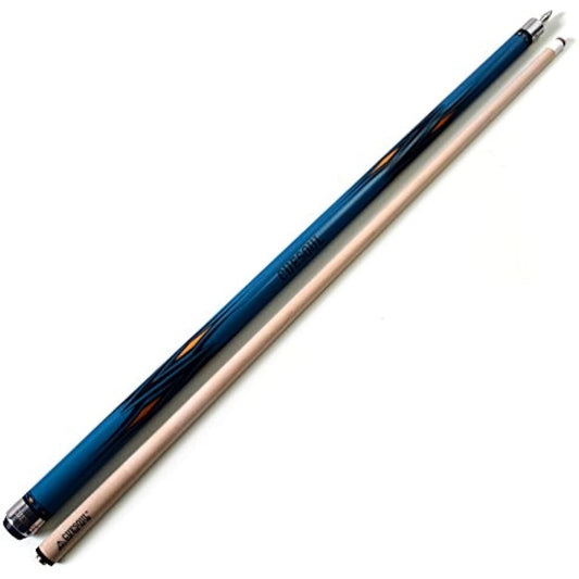 CUESOUL 58 Inches 19oz Joint Pool Cue Stick Billiards Premium Canadian Maple Pool Cue, Multi-layered Tip, 11.5/12.75mm Billiards Pool Cue Set Accessories