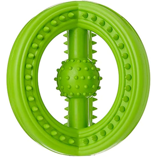 Happy Pet Tough Toys Frame Ball Dog Puppy Toy Durable Strong Tough Fun Interactive Chewing Outdoor Playing Fetch Retrieve for Small Medium Large Breeds