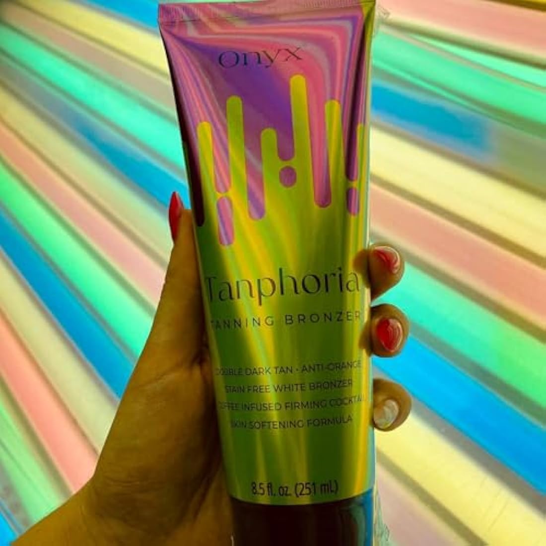 Onyx Tanphoria Sunbed Cream with Bronzer | Tanning Accelerator for Dark Tan | Indoor & Outdoor Sunbed Lotion | Gradual Bronzing for Deep Golden Results | Streak-Free & Long-Lasting Tanning Formula