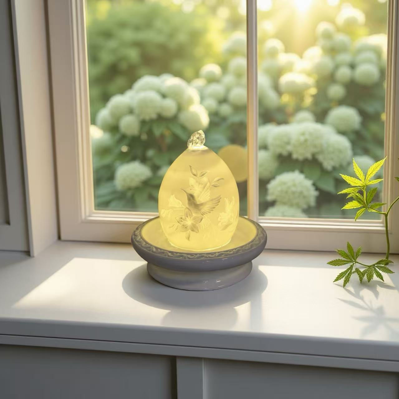 3D Water Fountain with Light