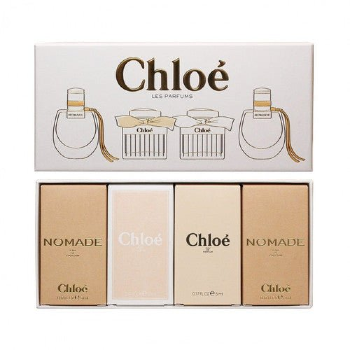 Chloe Mini Gift Set (Eau De Parfum Spray 2x5ml Eau De Toilette Spray 2x5ml)