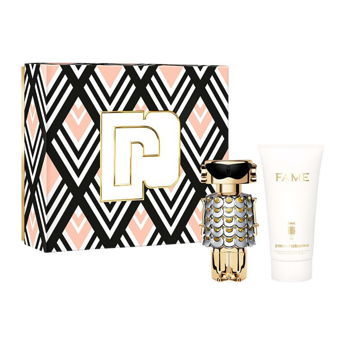 Paco Rabanne Fame Gift Set (Eau De Parfum Spray 50ml Body Lotion 75ml)
