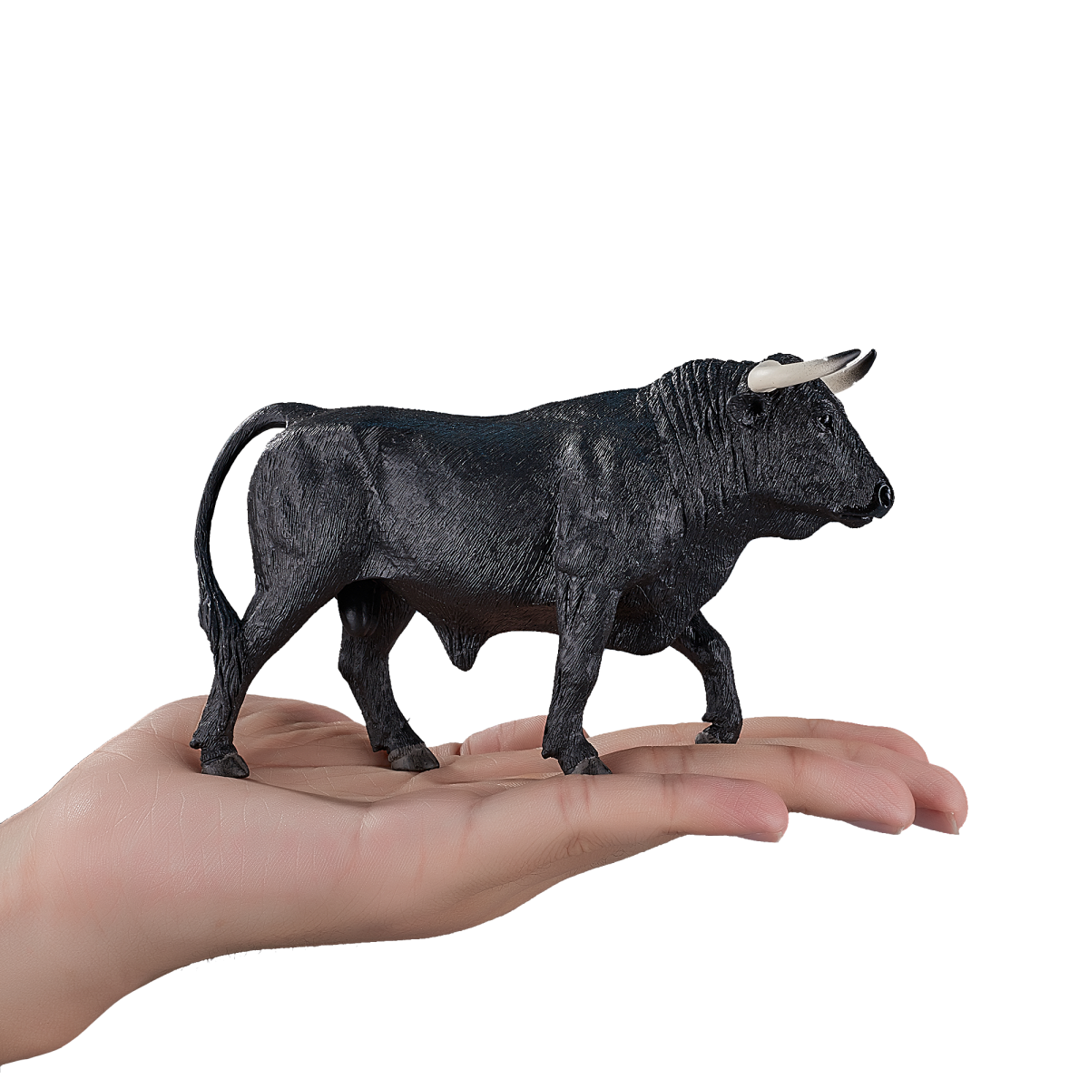 Spanish Bull Toy Figure Realistic Farm Animal Model