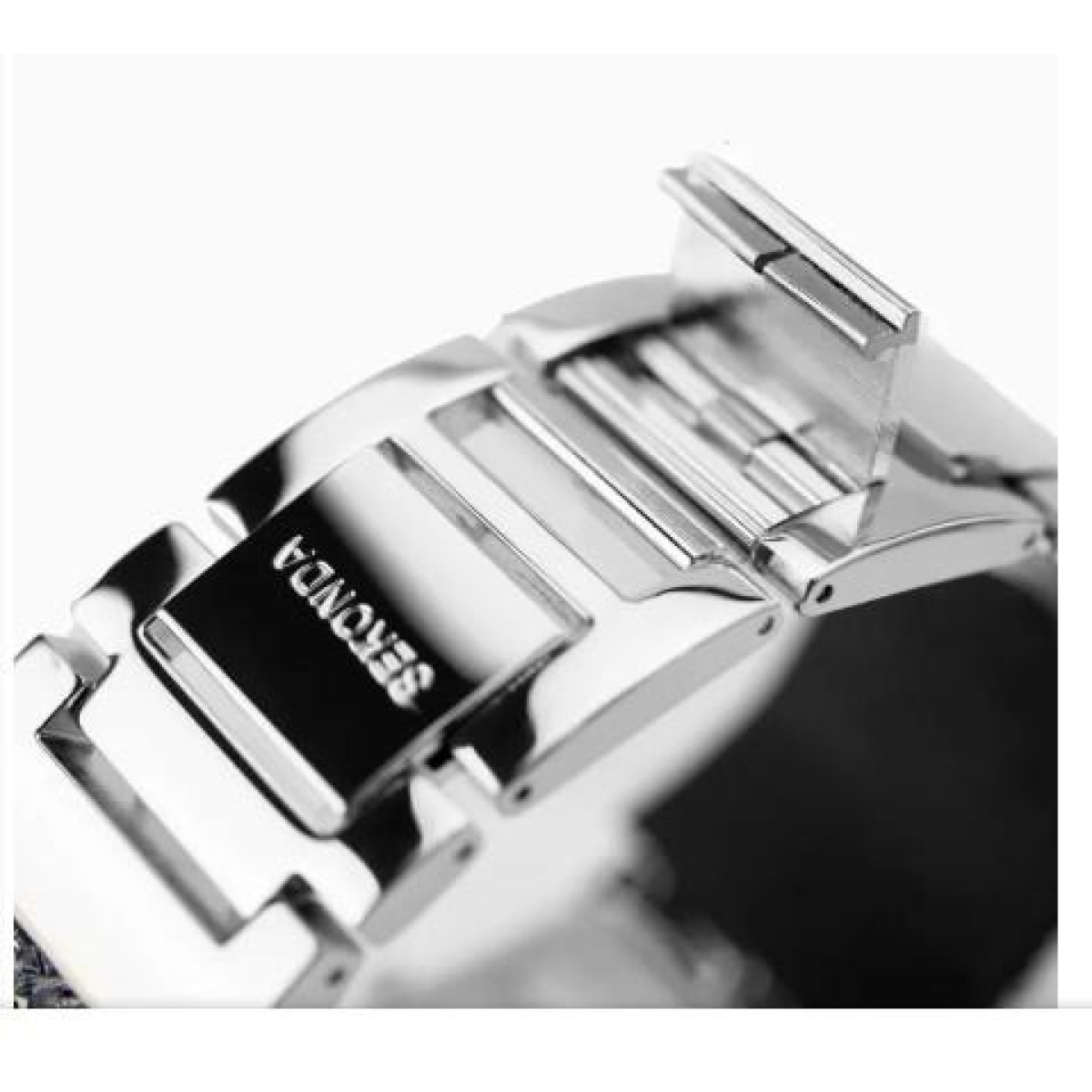 Sekonda Seksy Ladies Bling Rectangular Purple Dial & Purple stone Stainless Steel Bracelet Strap Watch