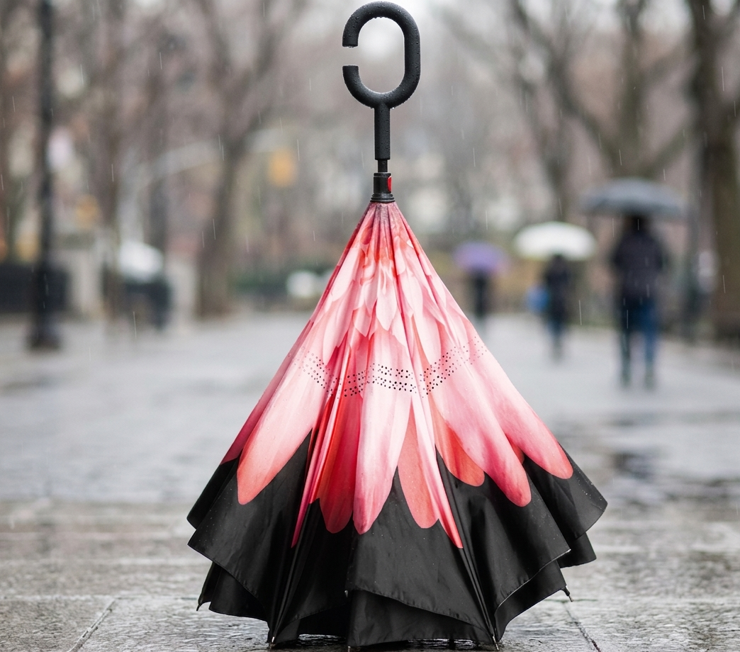 Self-Standing Windproof Umbrella
