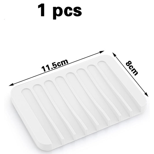 1 Pc Soap Dish,Soap Box,Soap Dish with DrainageWhite