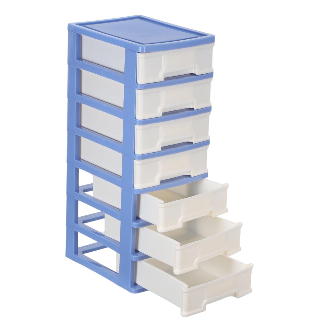 Veemoon Plastic Drawer Storage Cabinet Desktop Storage Organizer with Multi Layer Drawers Small Drawers Unit for Desk Stationery Cosmetics Craft
