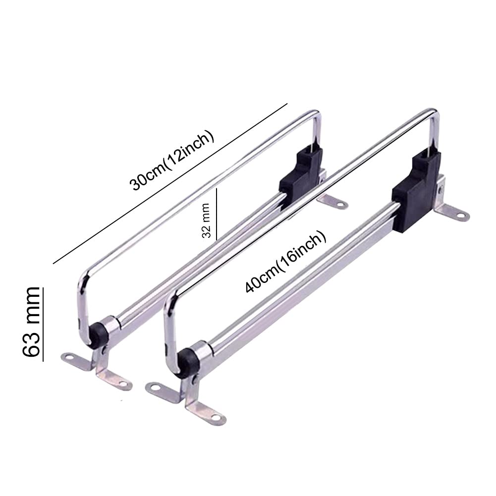 Heavy Duty Retractable Wardrobe Closet Pull Out Rod, Hanger Trousers Pull Out Hanger Rail Telescopic, Closet Rod for Wardrobe Houseware