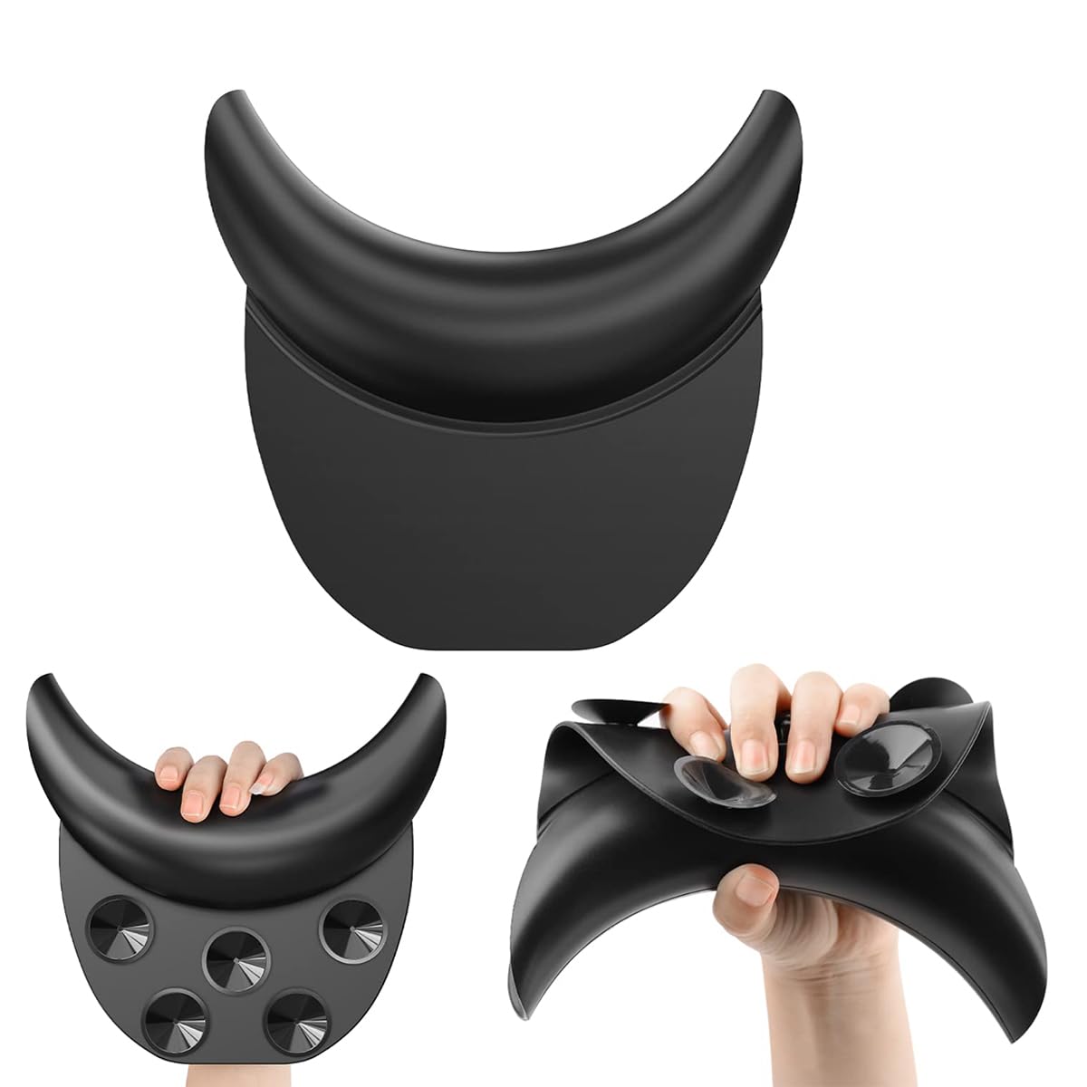 VOANZO Salon Neck Rest Silicone Wash Head Pillow Soft Silicone Shoulder Pads for Spa Sinks Basin