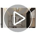Oninio LED Ceiling Light Modern 40W Ceiling Lamp Dimmable Ceiling Lights with Remote Control Flush Mount 70cm Linear Ceiling Lamp for Living Room,Hallway, Kitchen, Bedroom (Gold)